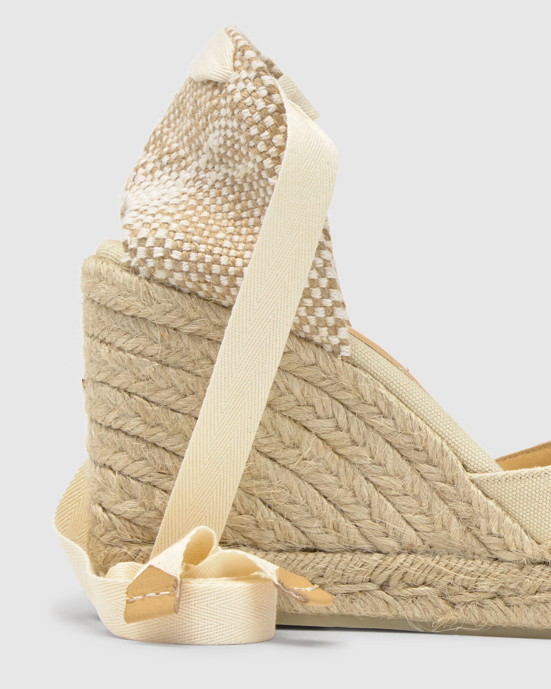 Carina 8 Ivory Wedge Espadrille