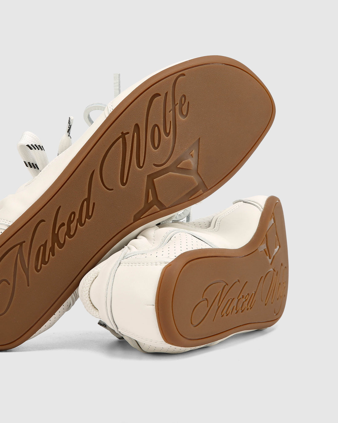 Soul White Perforated Leather