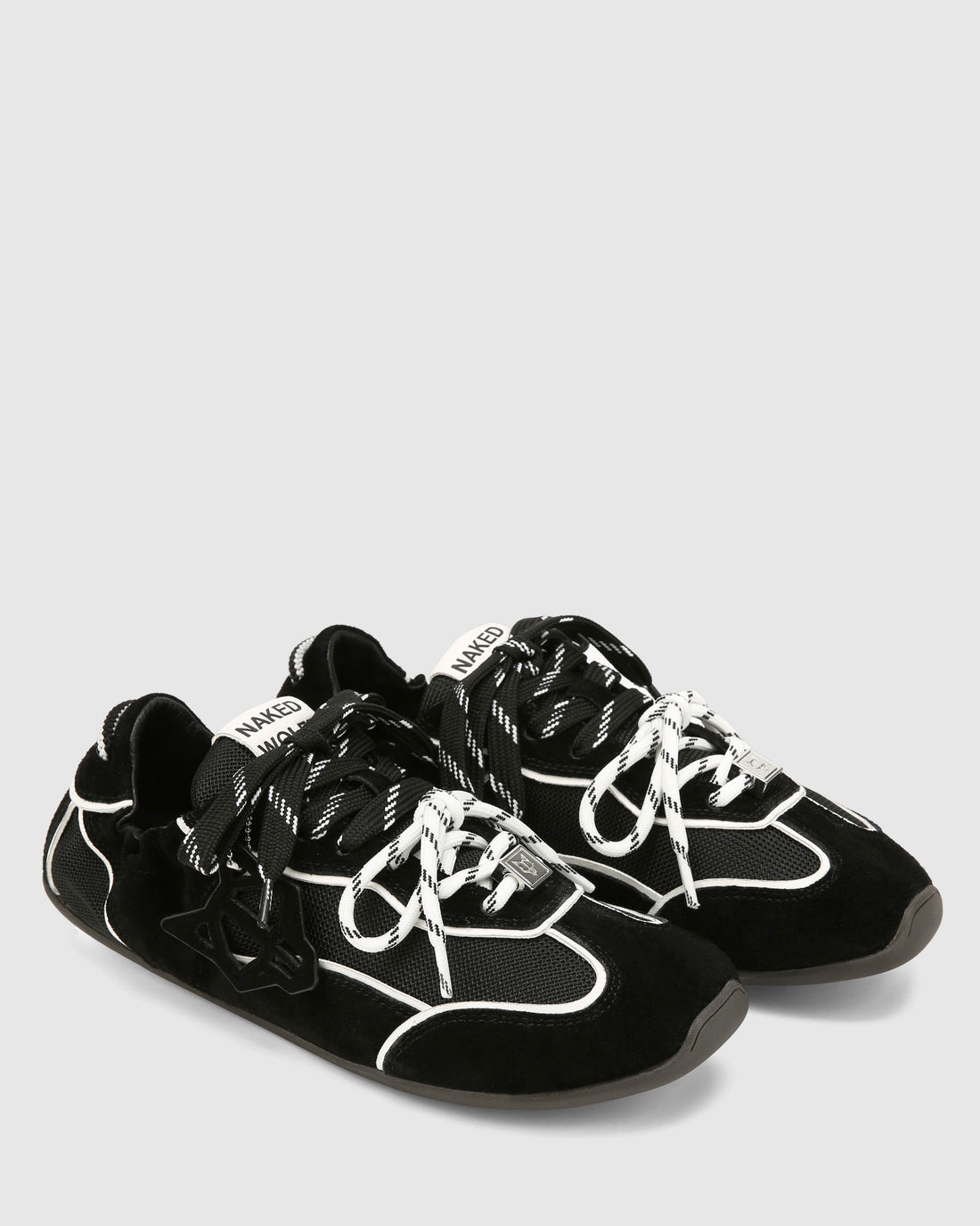 Soul Black Hairy Suede