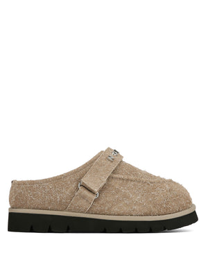 Alma Grey Super Hairy Suede