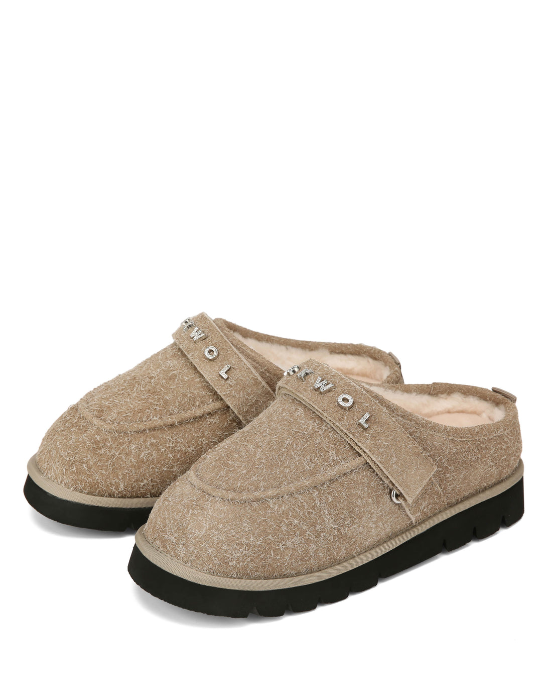 Alma Grey Super Hairy Suede