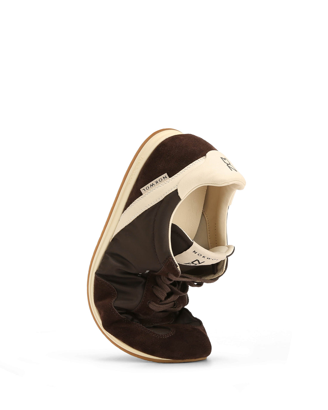 Ari-M Moka/Off White Suede/Nylon