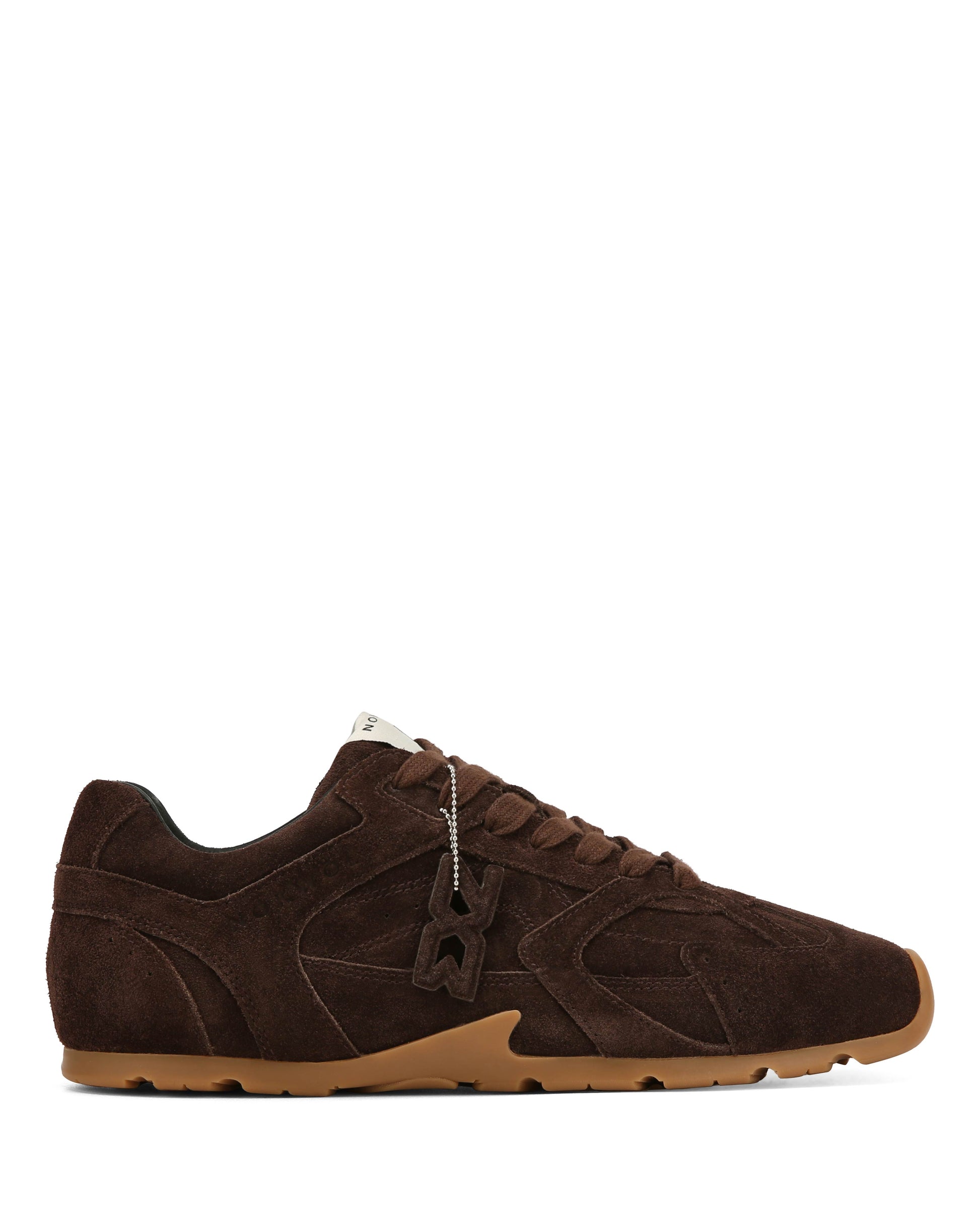 Atlas-M Brown Suede Sneakers - side view