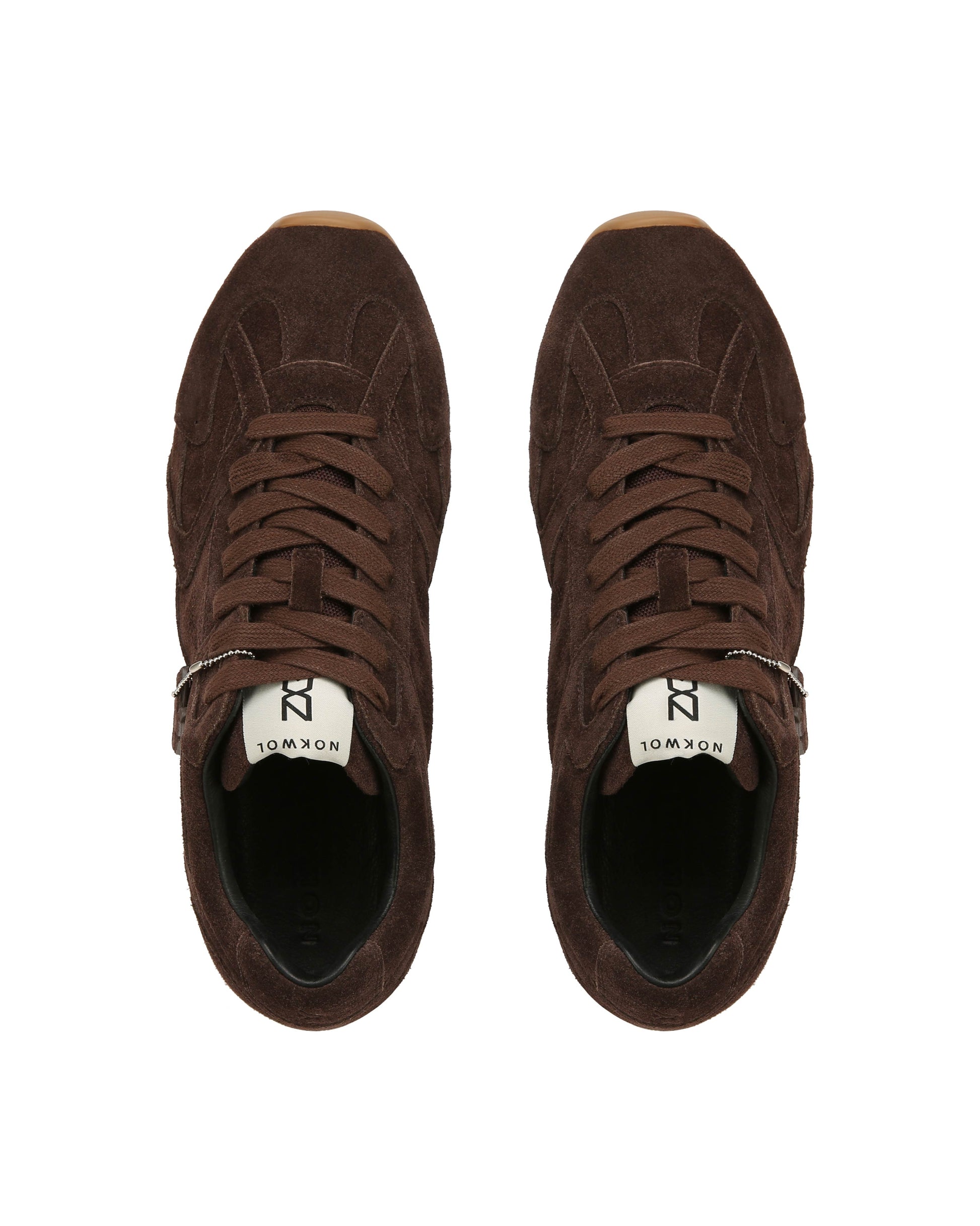 Atlas-M Brown Suede Sneakers - top view