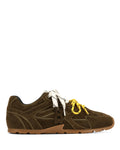 Atlas-M Khaki Suede Sneakers - Nokwol