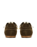 Atlas-M Khaki Suede Sneakers - back view