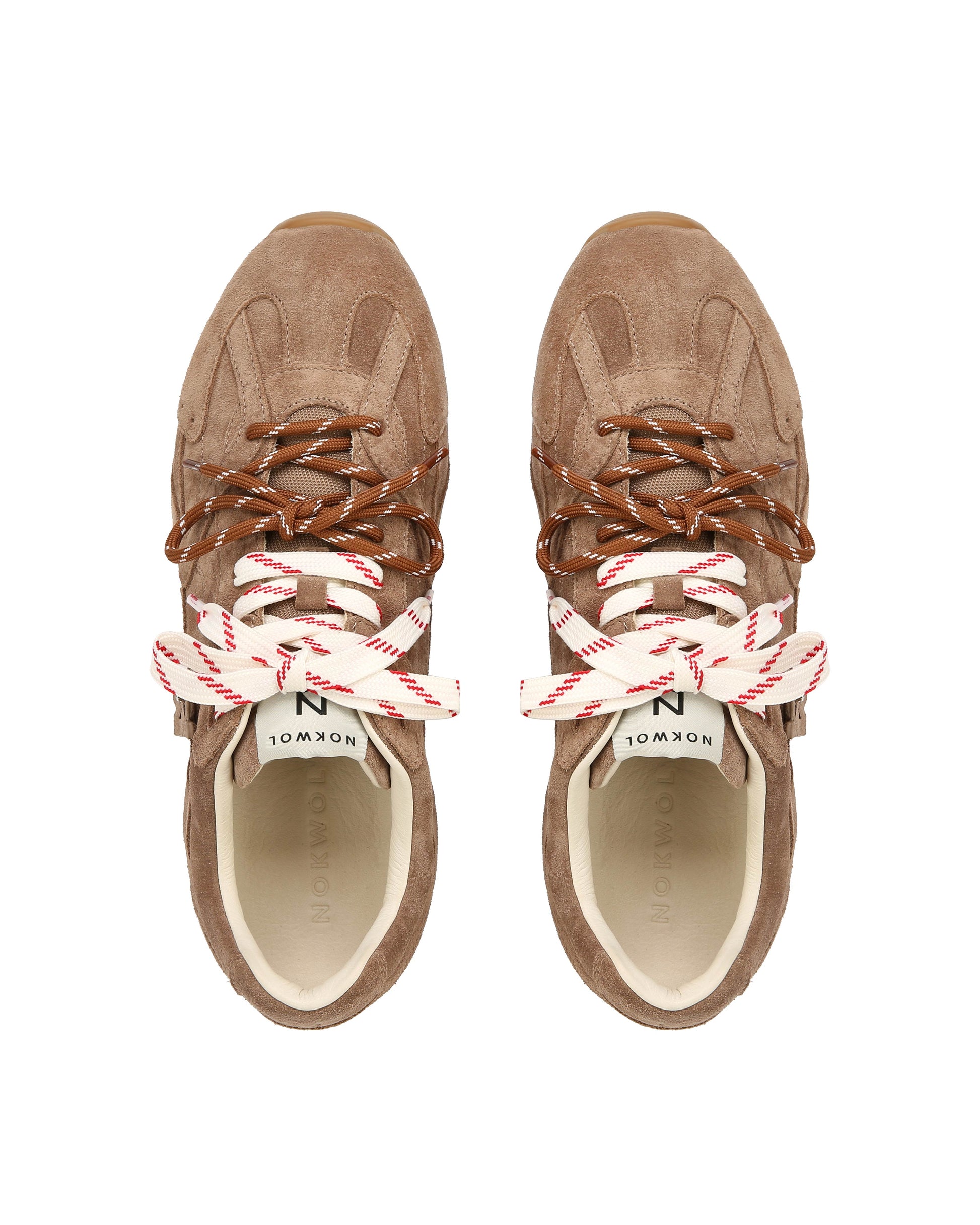 Atlas-M Mushroom Suede Sneakers - top style view