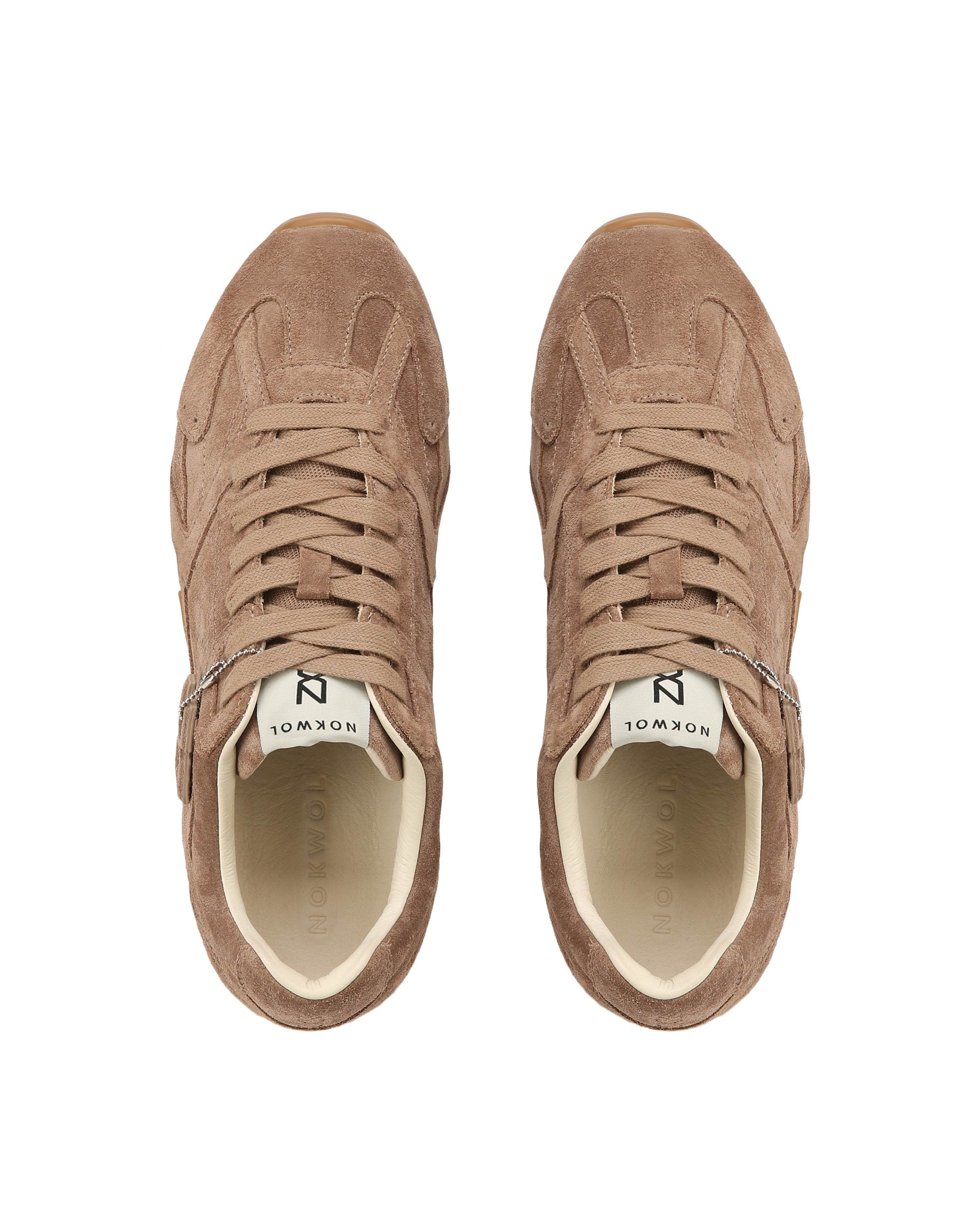 Atlas-M Mushroom Suede Sneakers - top view