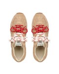 Atlas-M Sand Stone Suede Sneakers - top style view