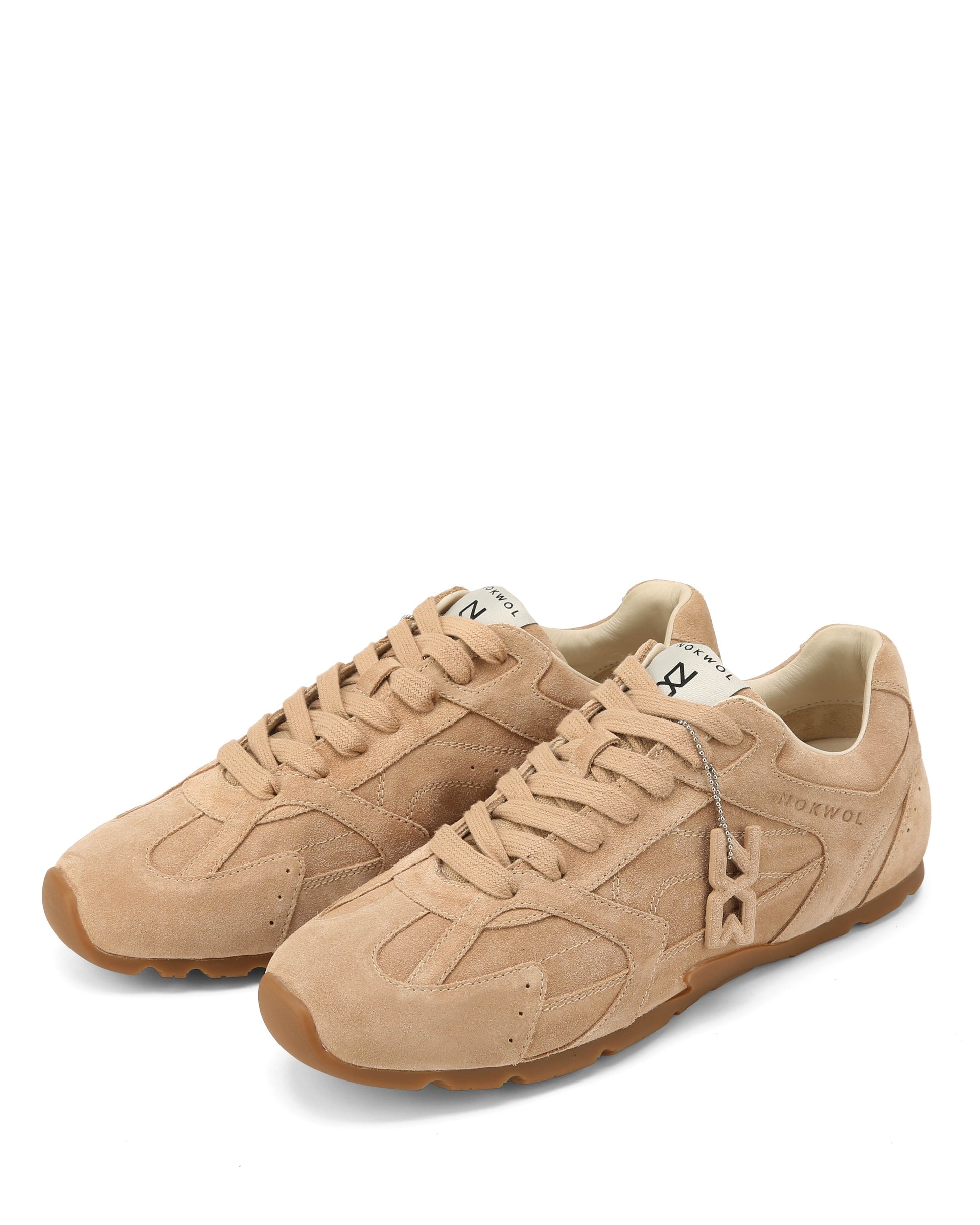 Atlas-M Sand Stone Suede Sneakers - pair view