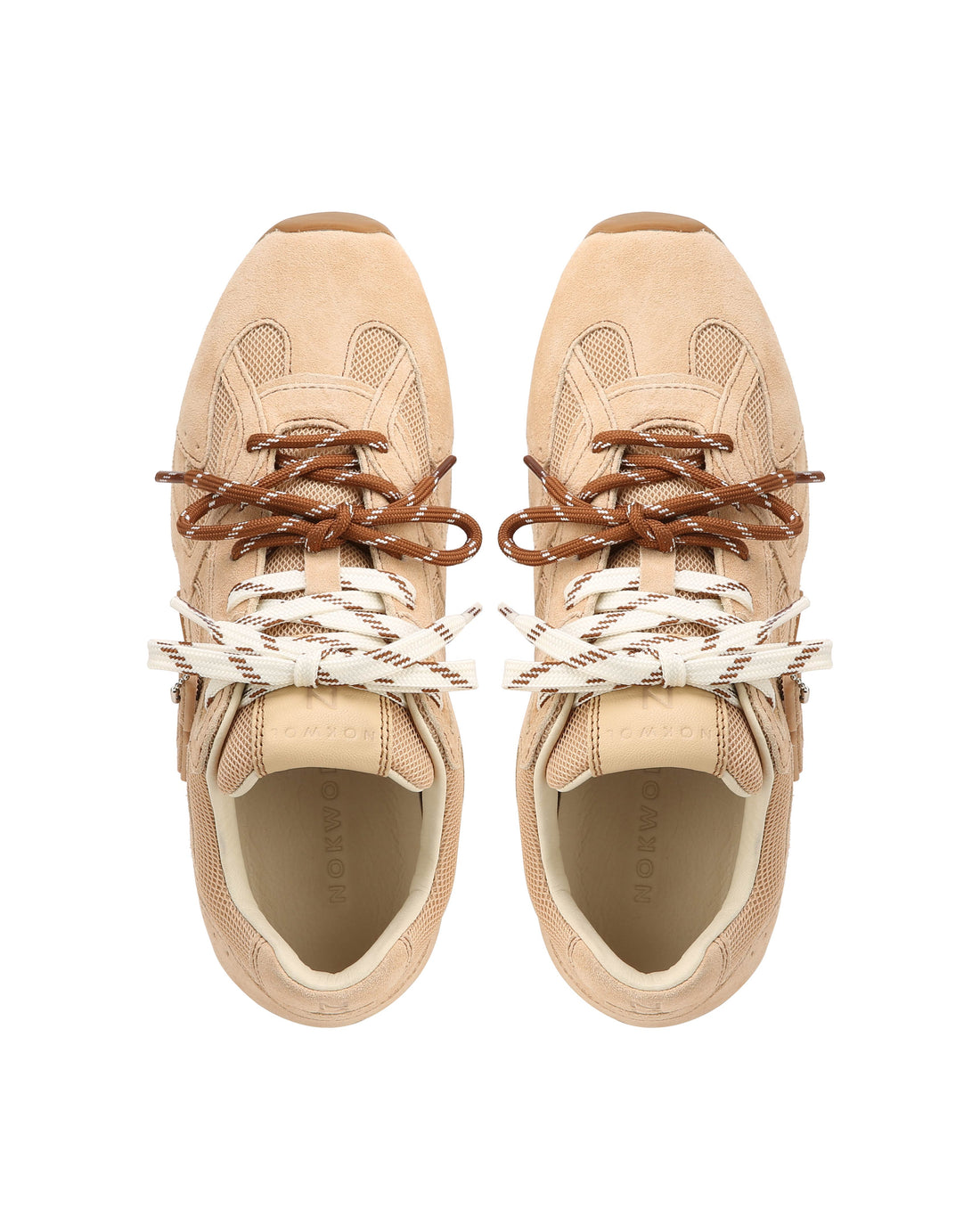 Atlas Mesh Beige Suede