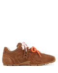 Atlas Mesh Tan Suede Sneakers - Nokwol