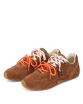 Atlas Mesh Tan Suede Sneakers - pair view