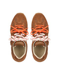 Atlas Mesh Tan Suede Sneakers - top view