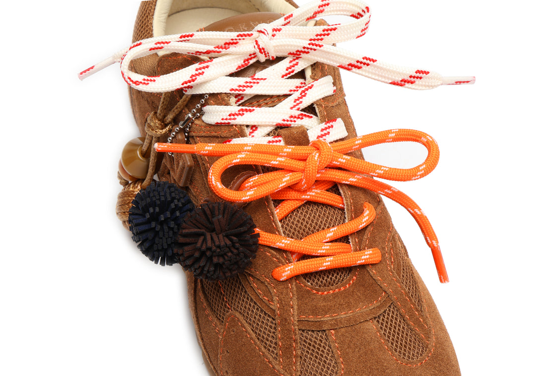 Atlas Mesh Tan Suede