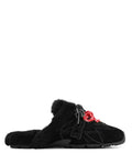 Atlas Mule Black Suede Mules - Nokwol