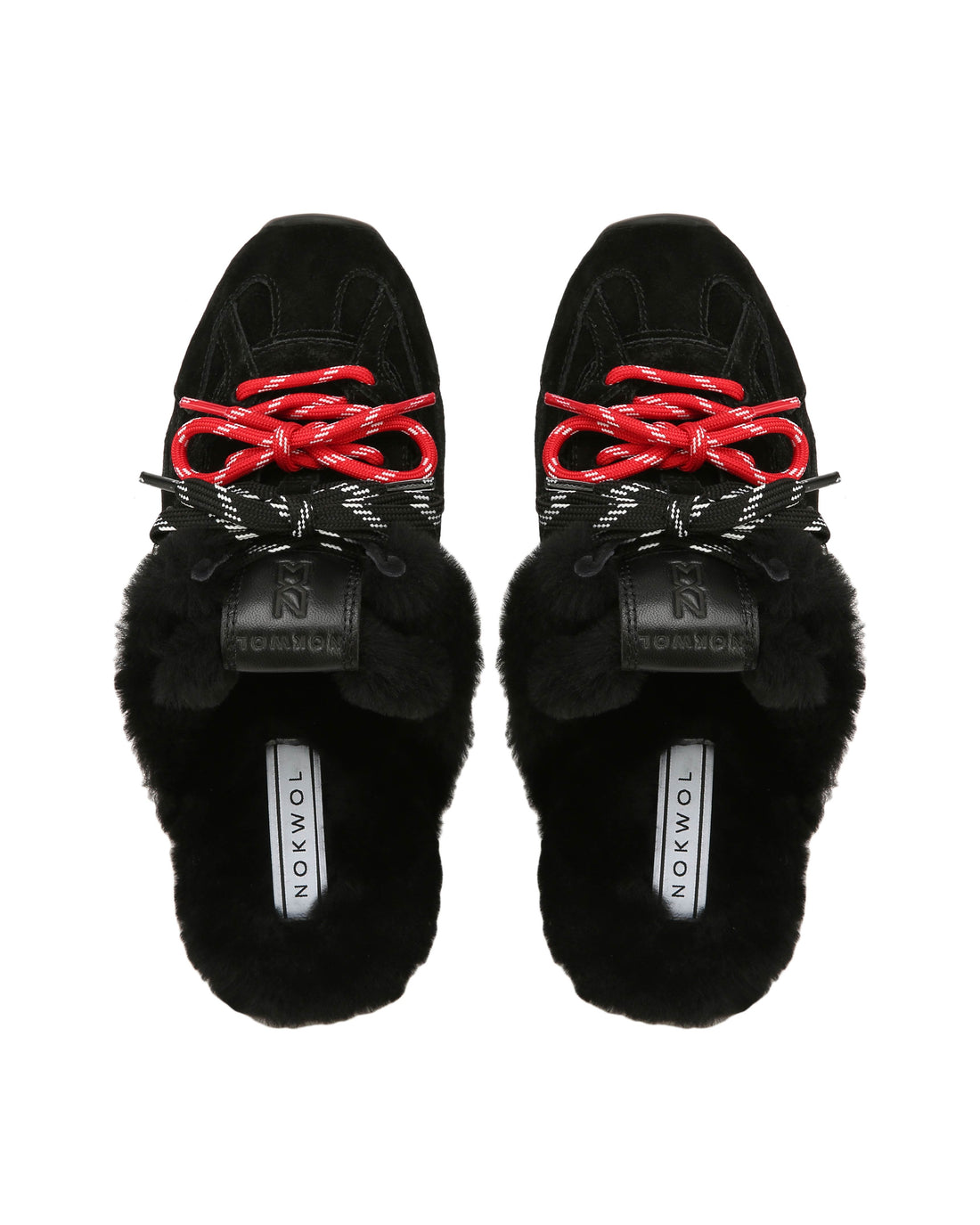 Atlas Mule Black Suede Mules - Nokwol