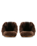Atlas Mule in Brown Suede - back view