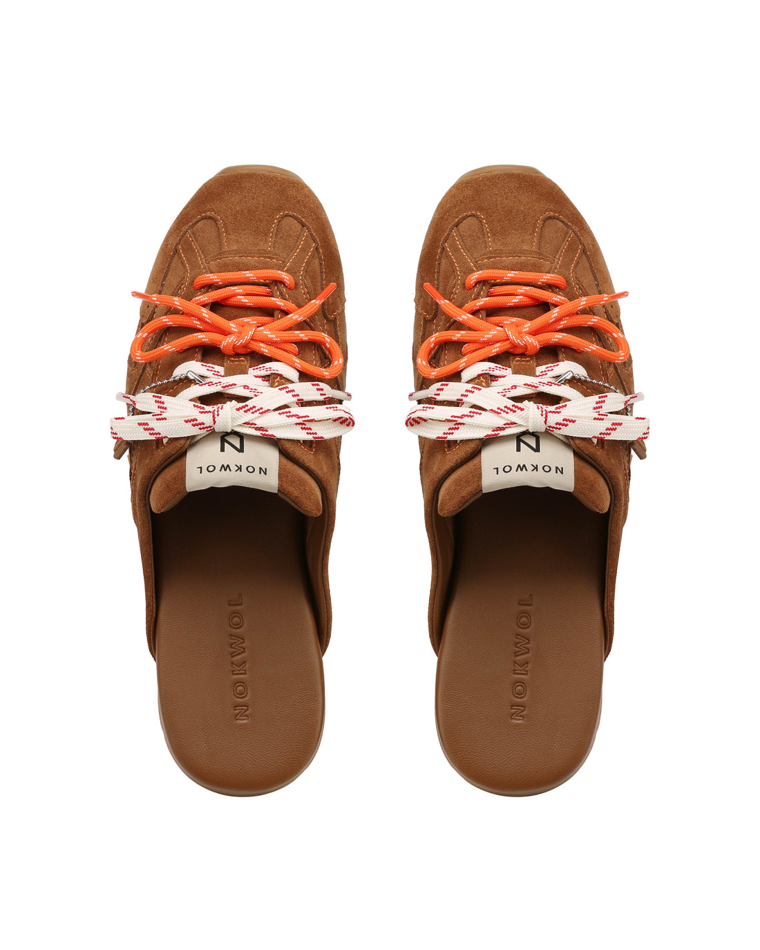 Atlas Slide-M Tan Suede Mules - Nokwol