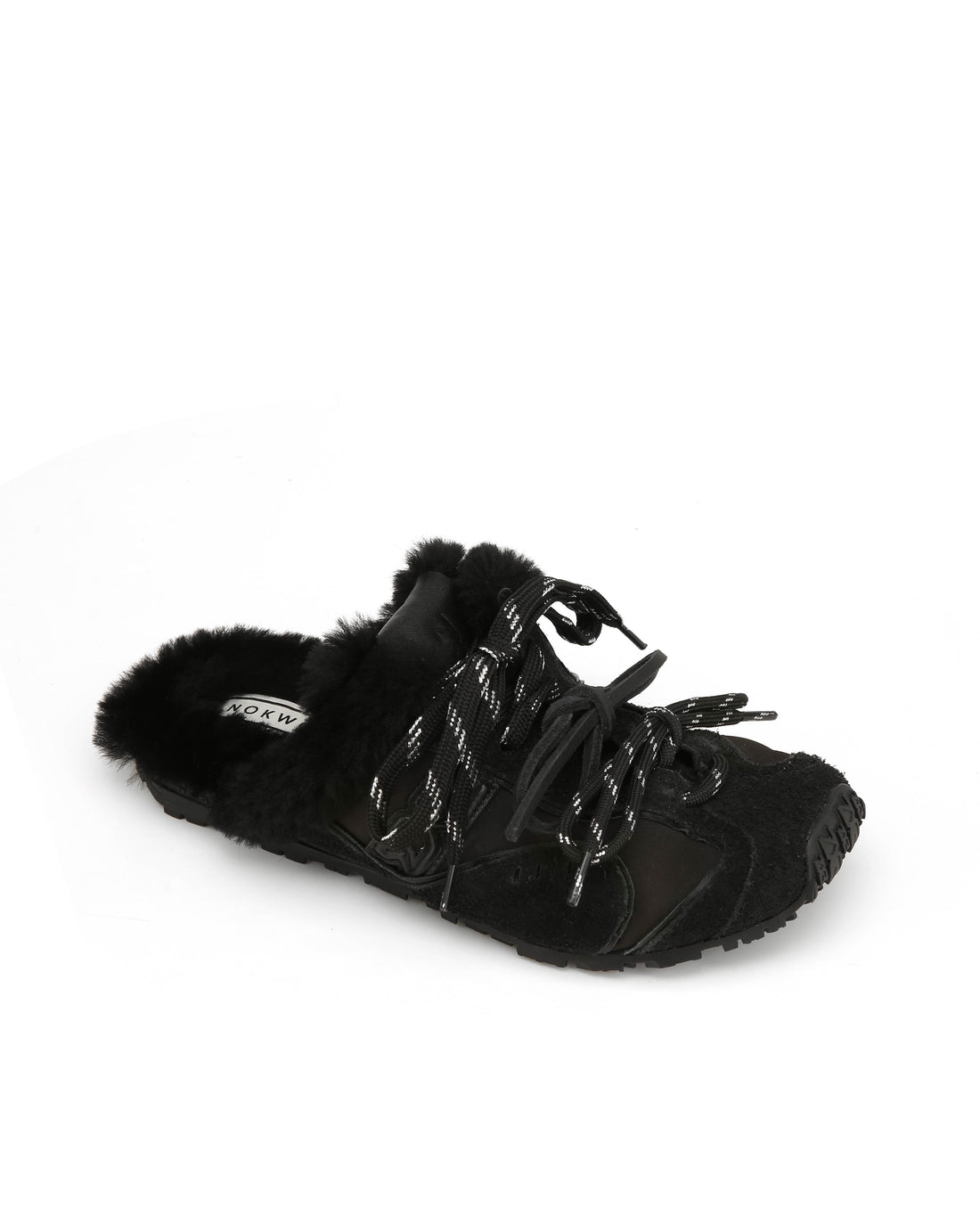 Beat Mule Black Suede/Nylon