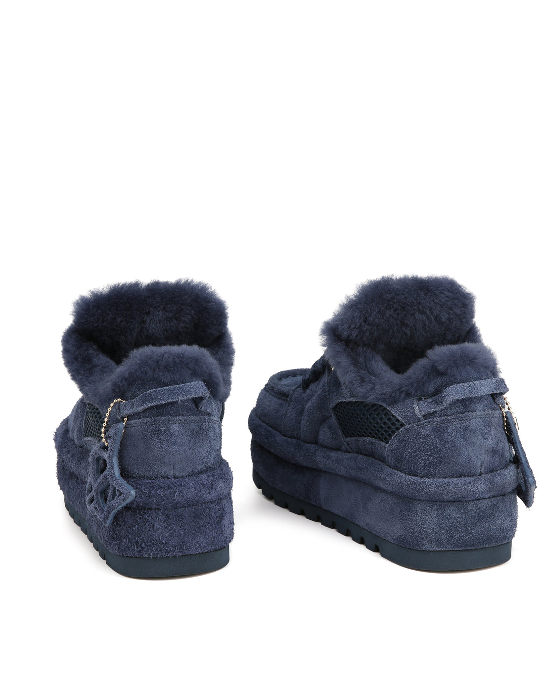 Beau Navy Suede