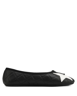 Bedford Black/White Leather