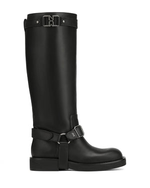 Berlin Black Waxy Leather