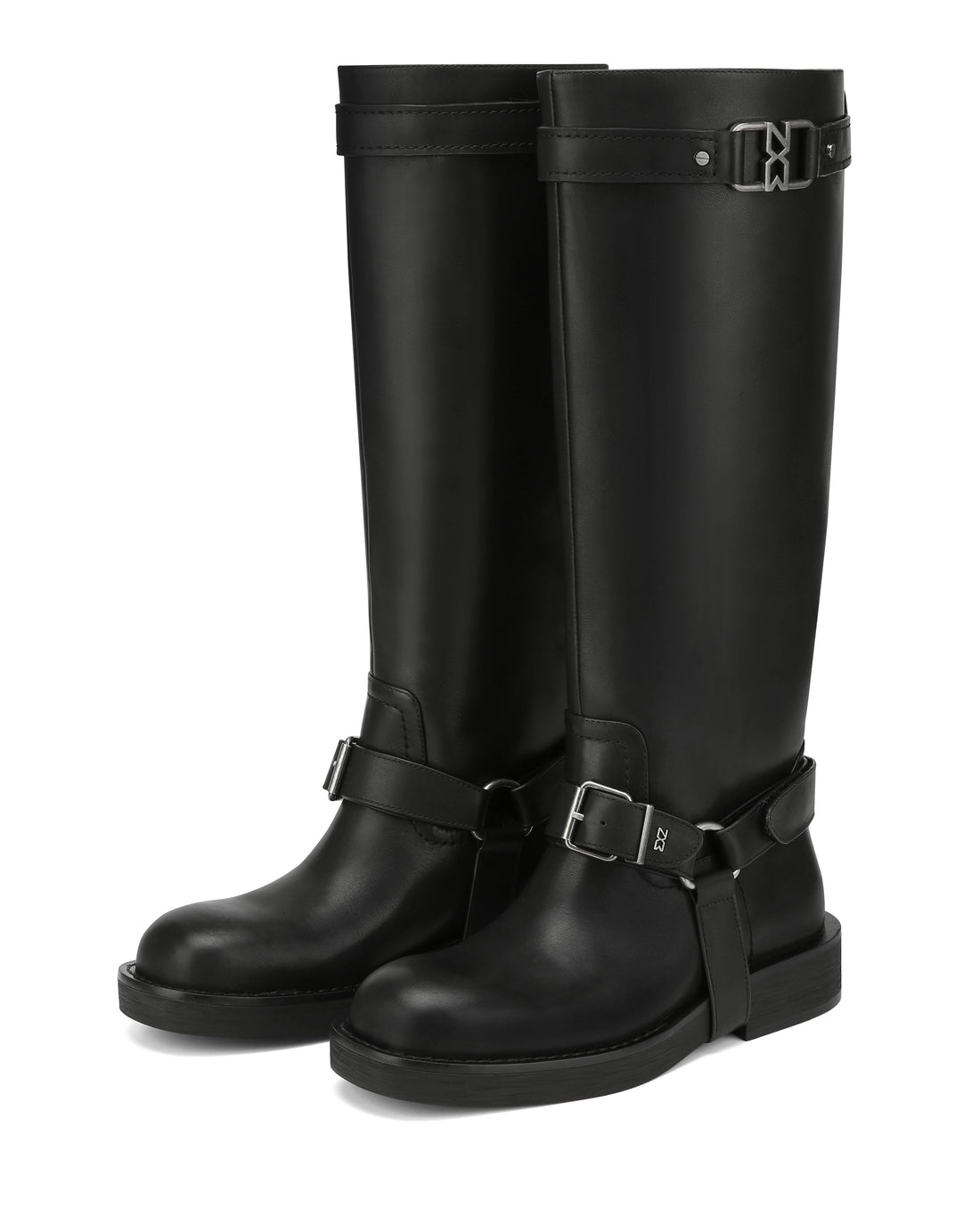 Berlin Black Waxy Leather