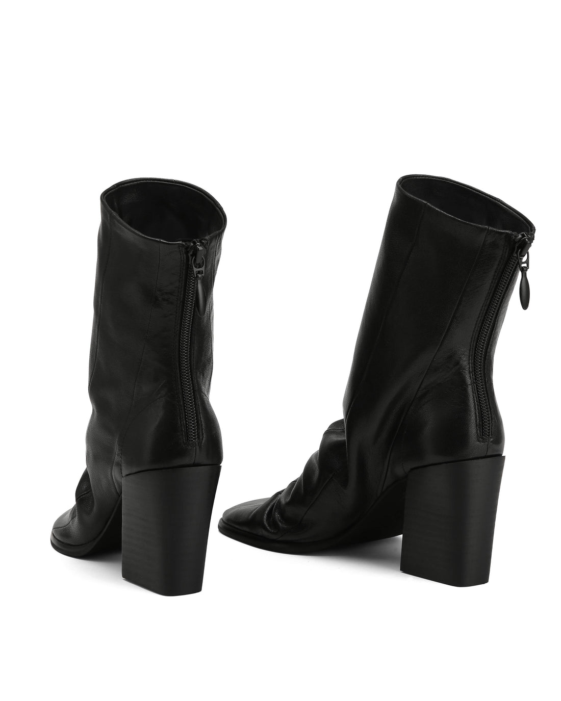 Brandy Black Leather