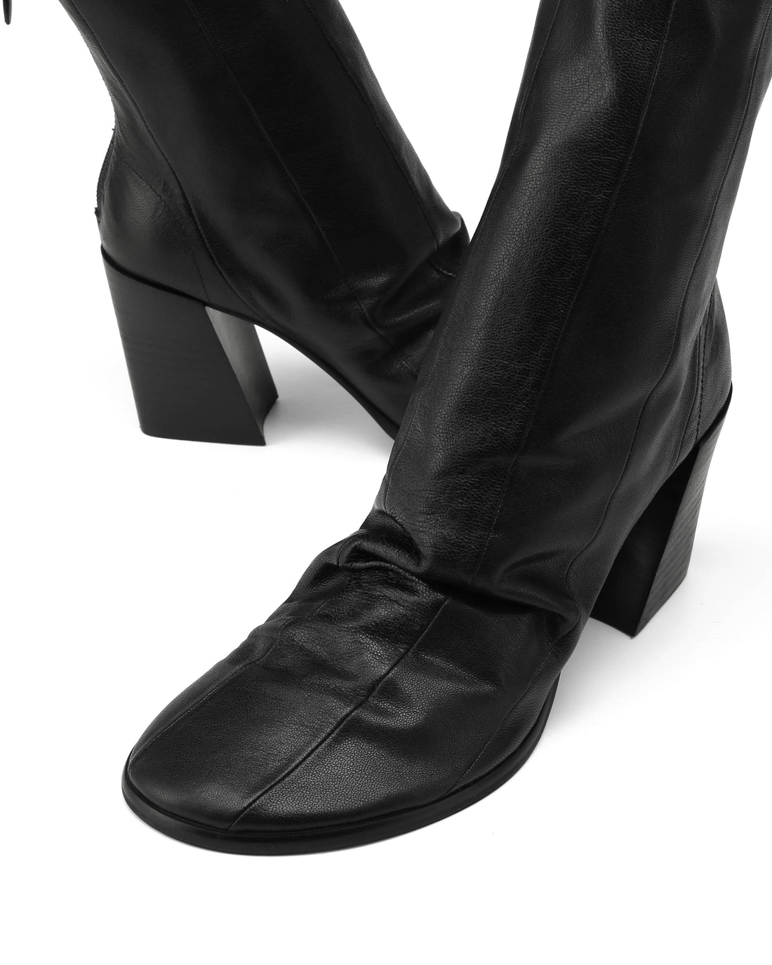 Brandy Black Leather