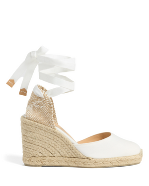 Carina 8 Blanco Wedge Espadrille