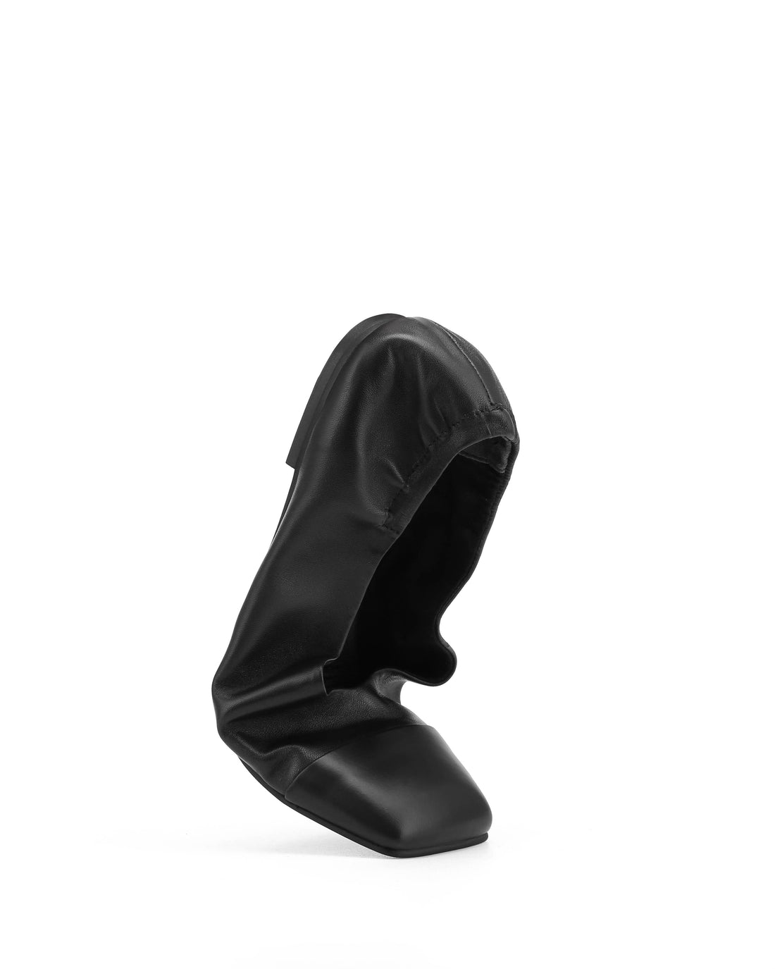 Clemmi Black Leather/Black Toe