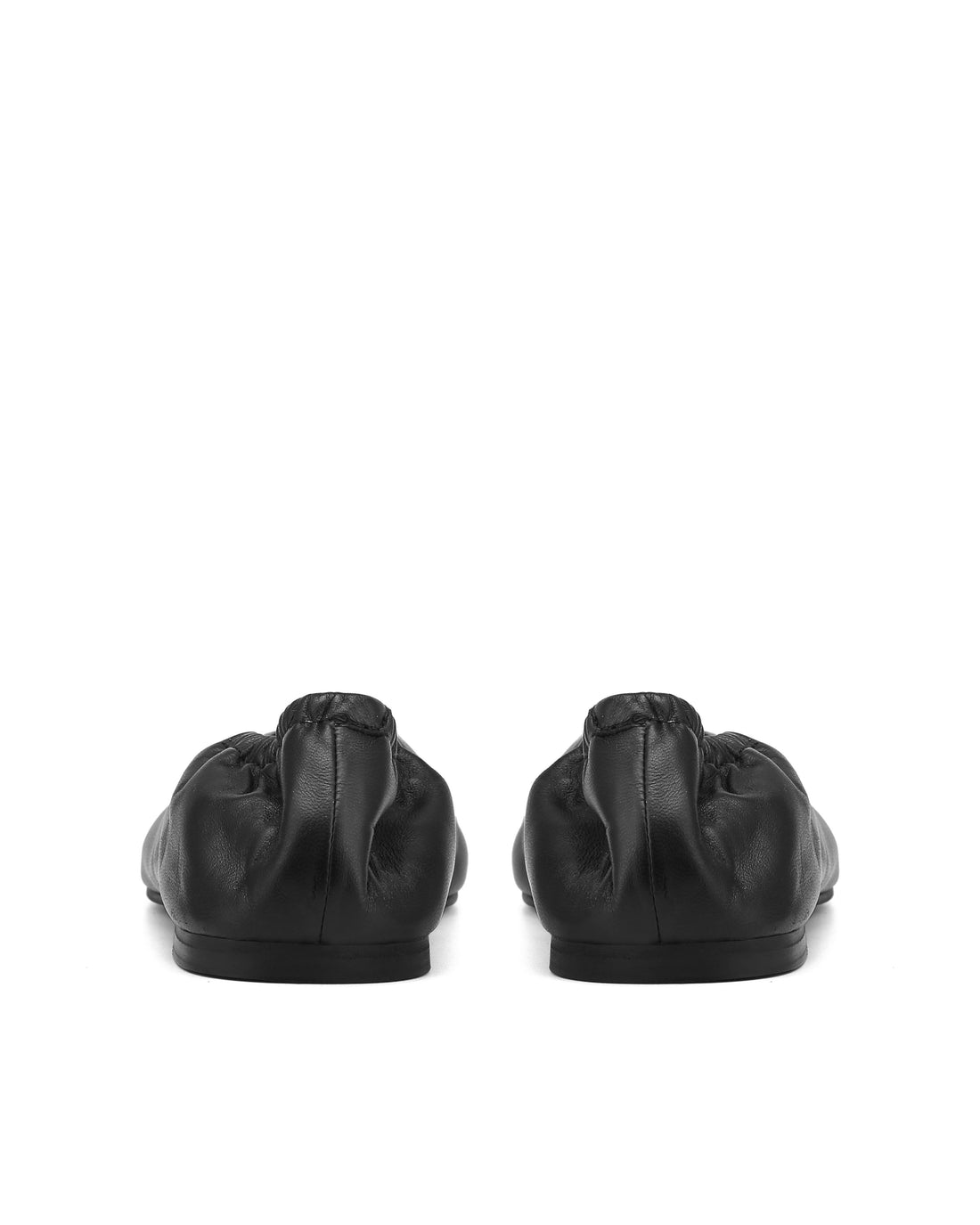 Clemmi Black Leather/Black Toe