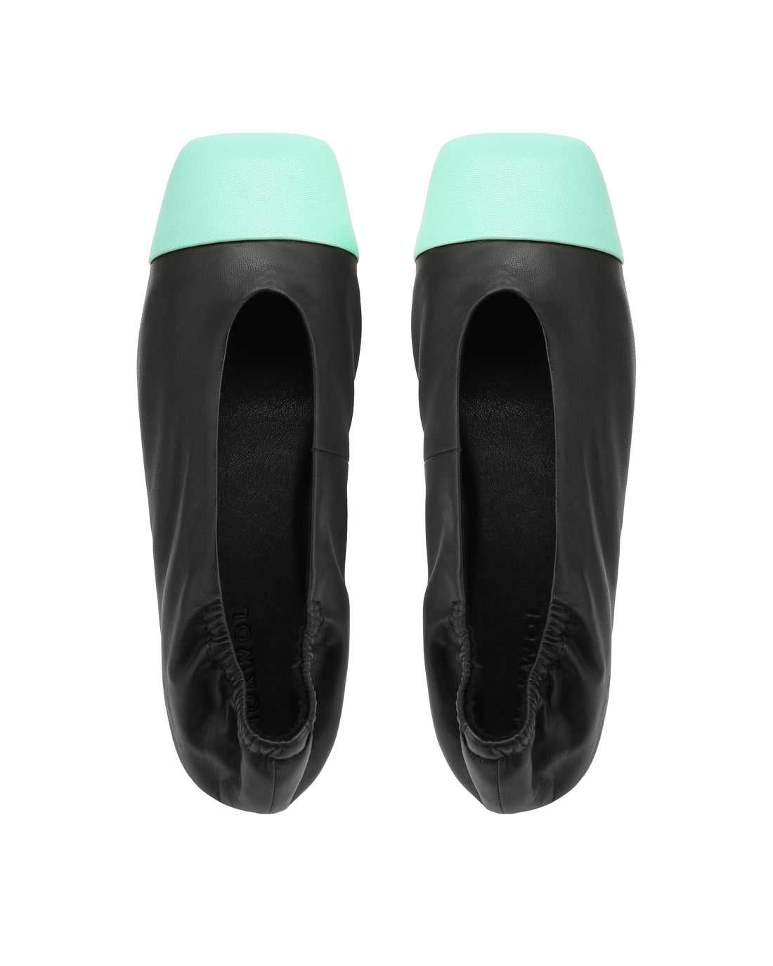 Clemmi Black Leather/Black Toe