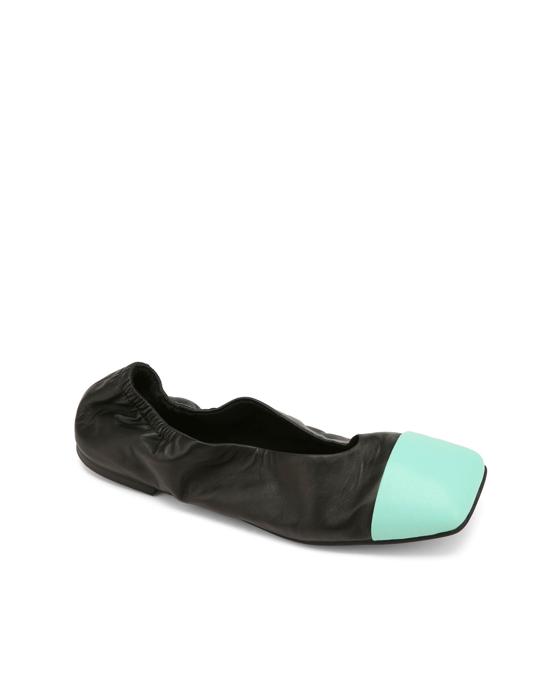 Clemmi Black Leather/Black Toe