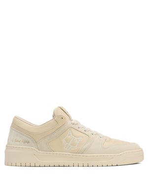 CM-01 Bone Leather / Ice Cow Suede Combo