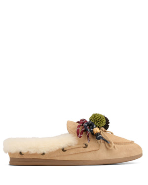 Coco Fur Beige Suede