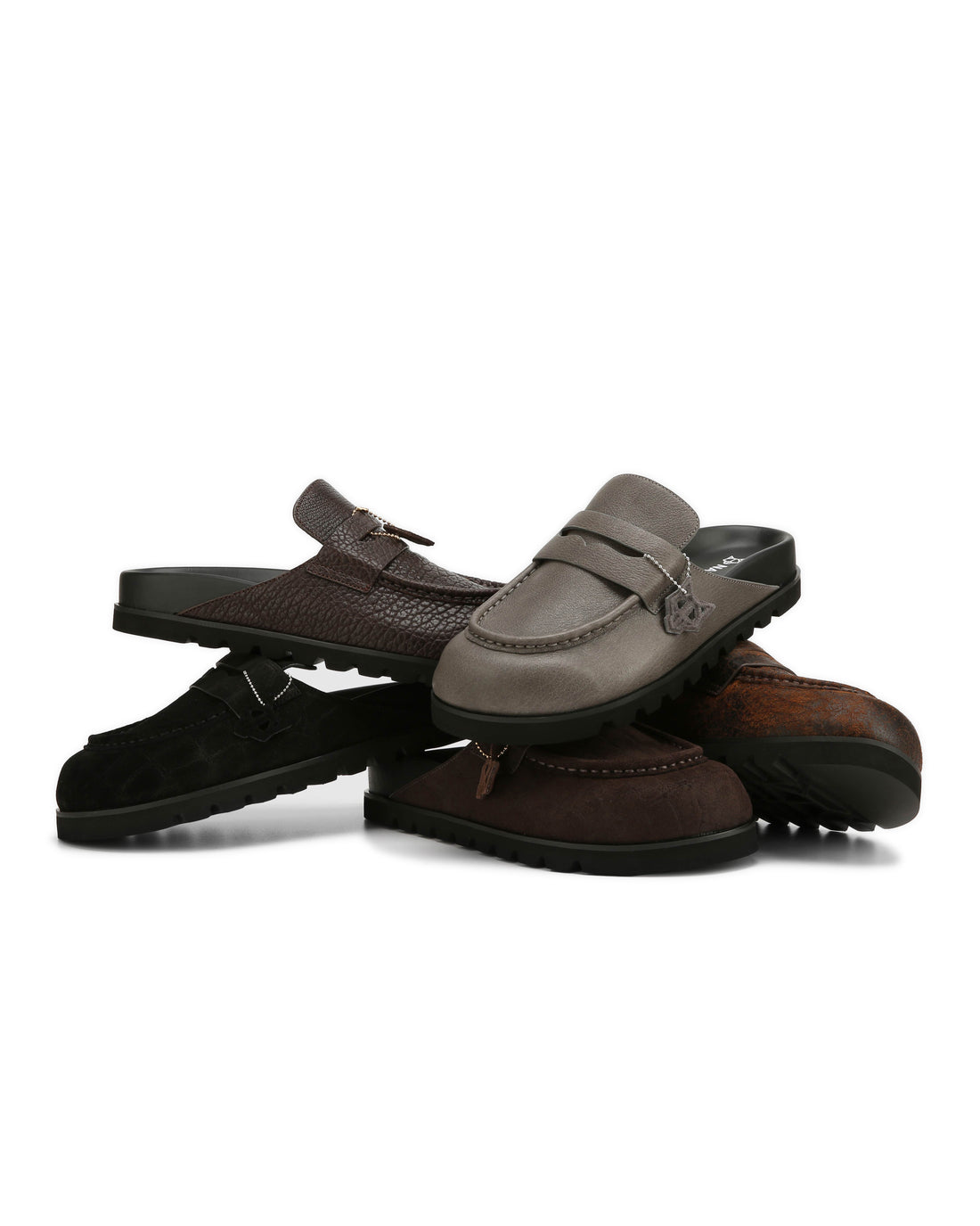 Cord Brown Distress Leather