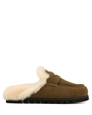 Corded Khaki Suede
