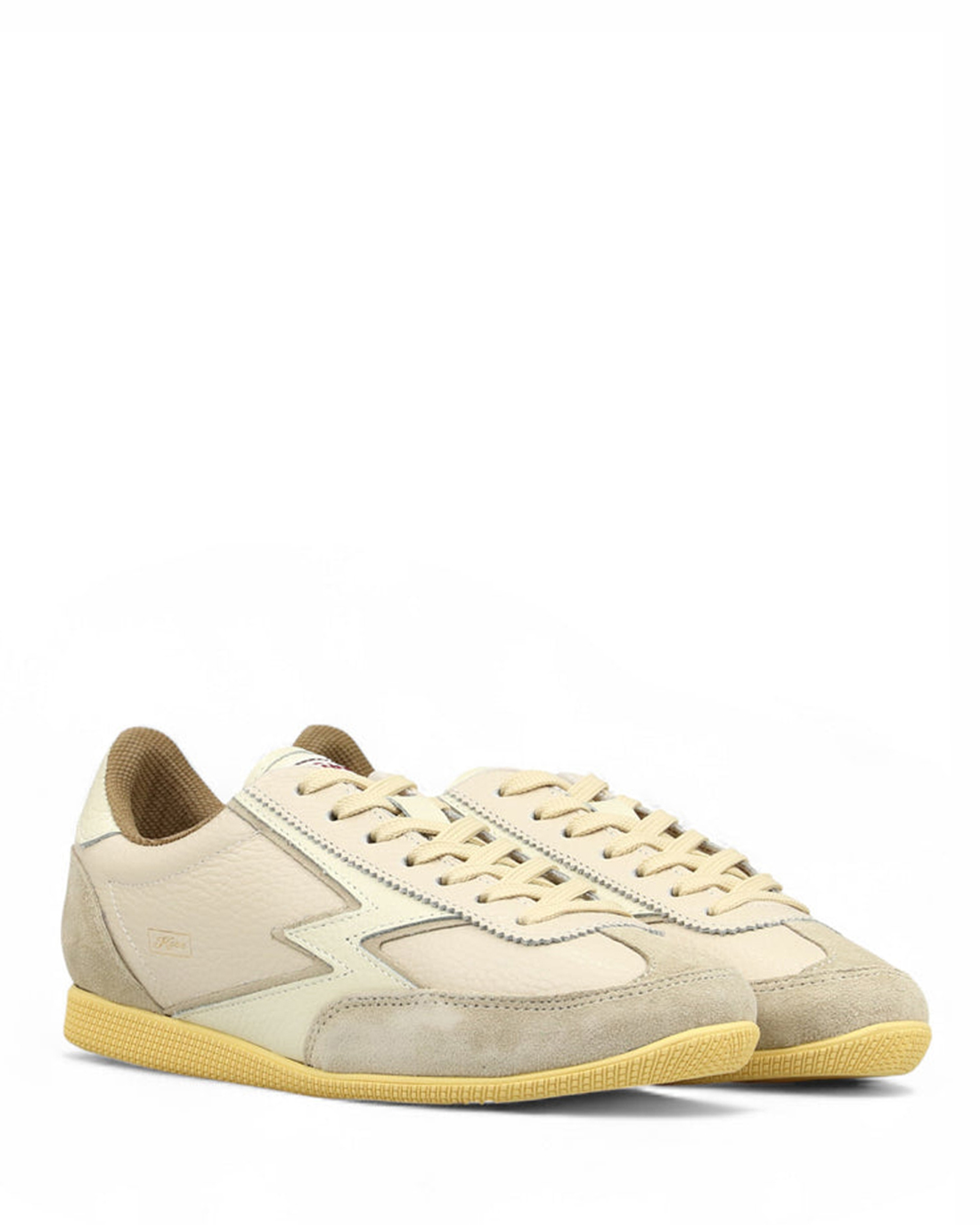 W Kobe Beige Leather Off White Details KO005