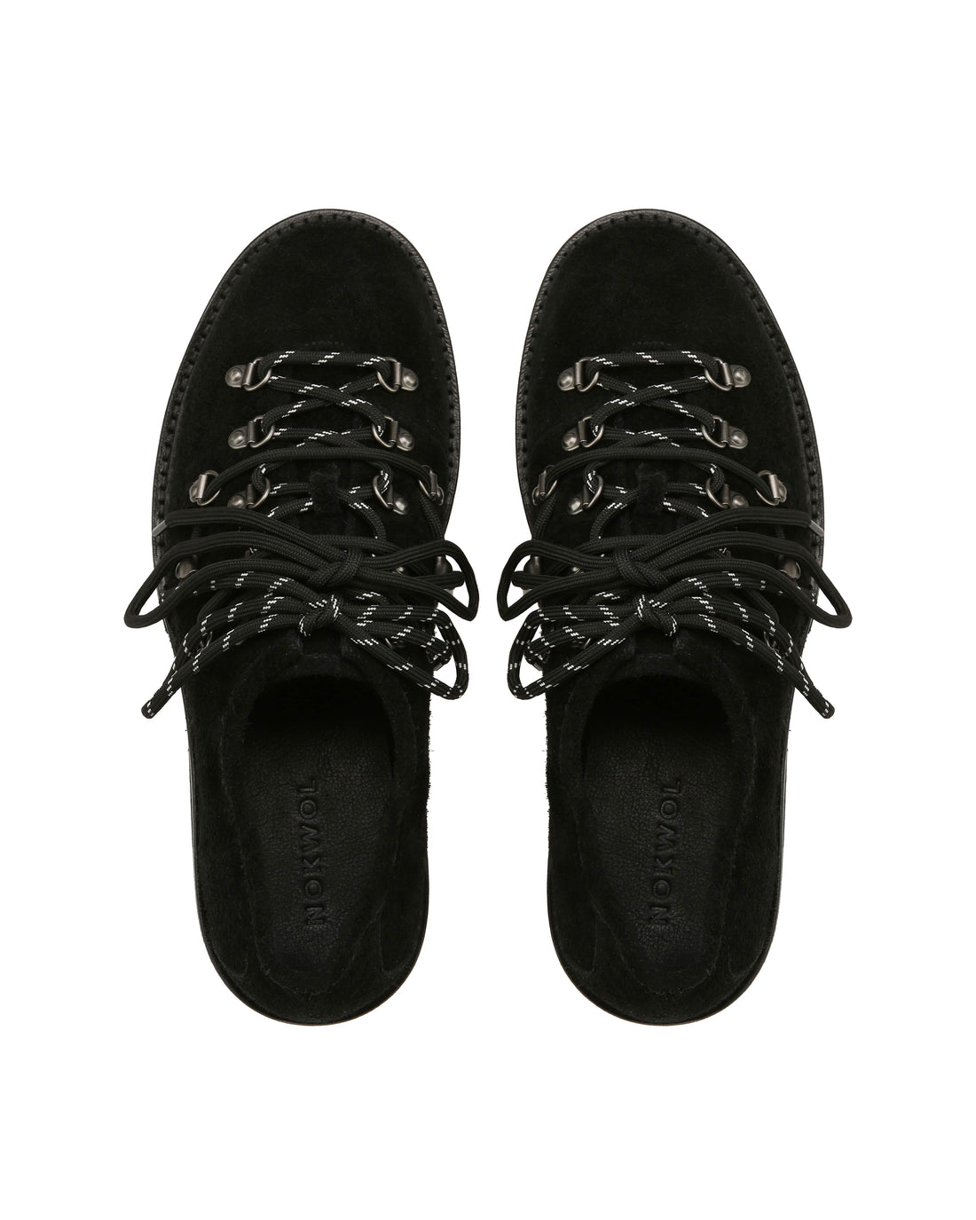 Damon-M Black Hairy Suede