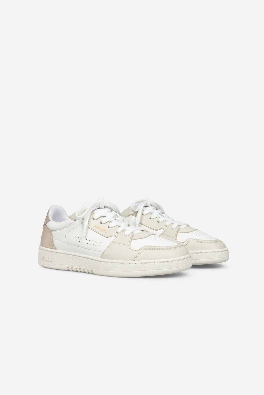 W Dice Lo Sneaker White/Gold Leather/Suede