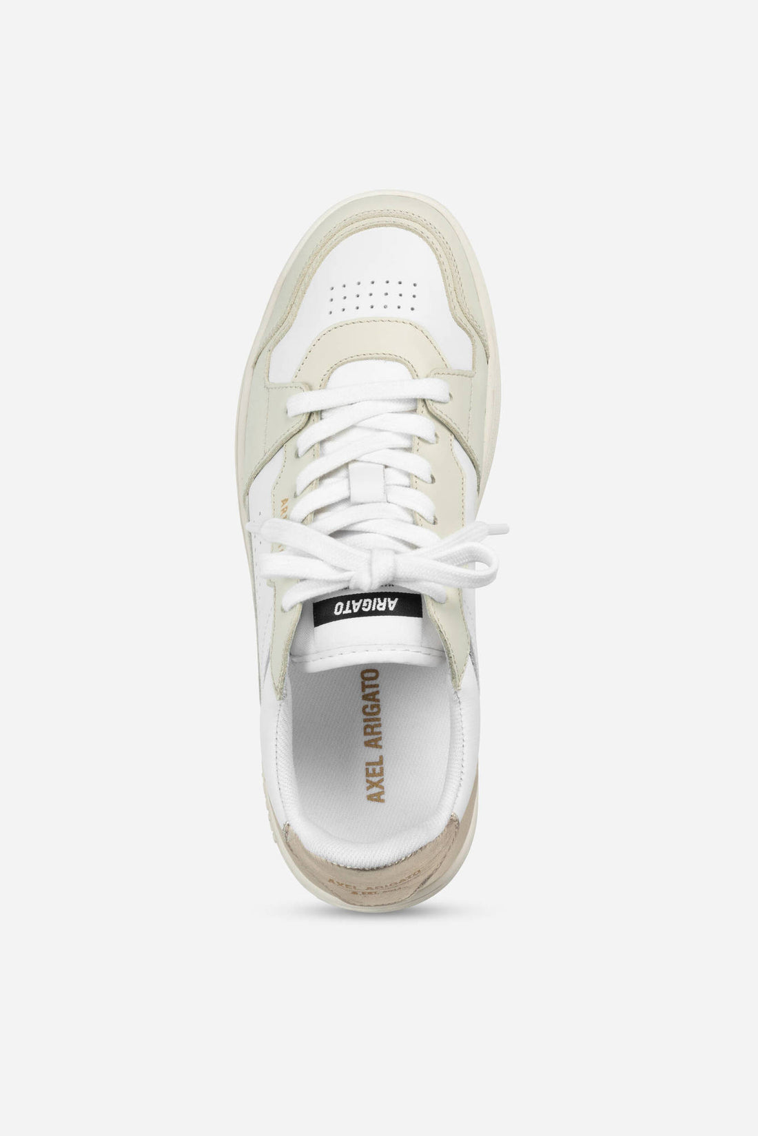 W Dice Lo Sneaker White/Gold Leather/Suede
