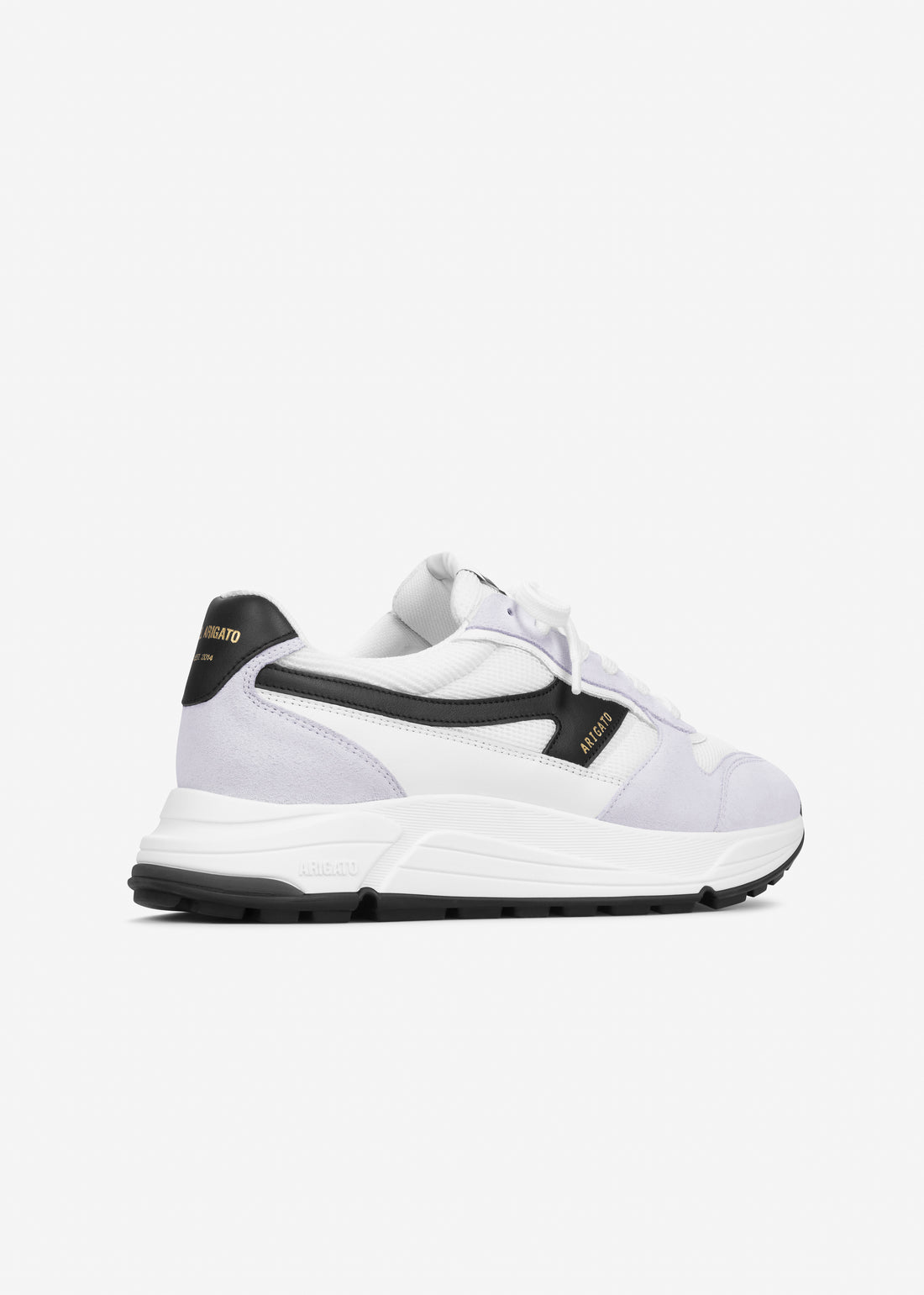 M Rush-A Sneaker White/Black Suede/Leather/Mesh