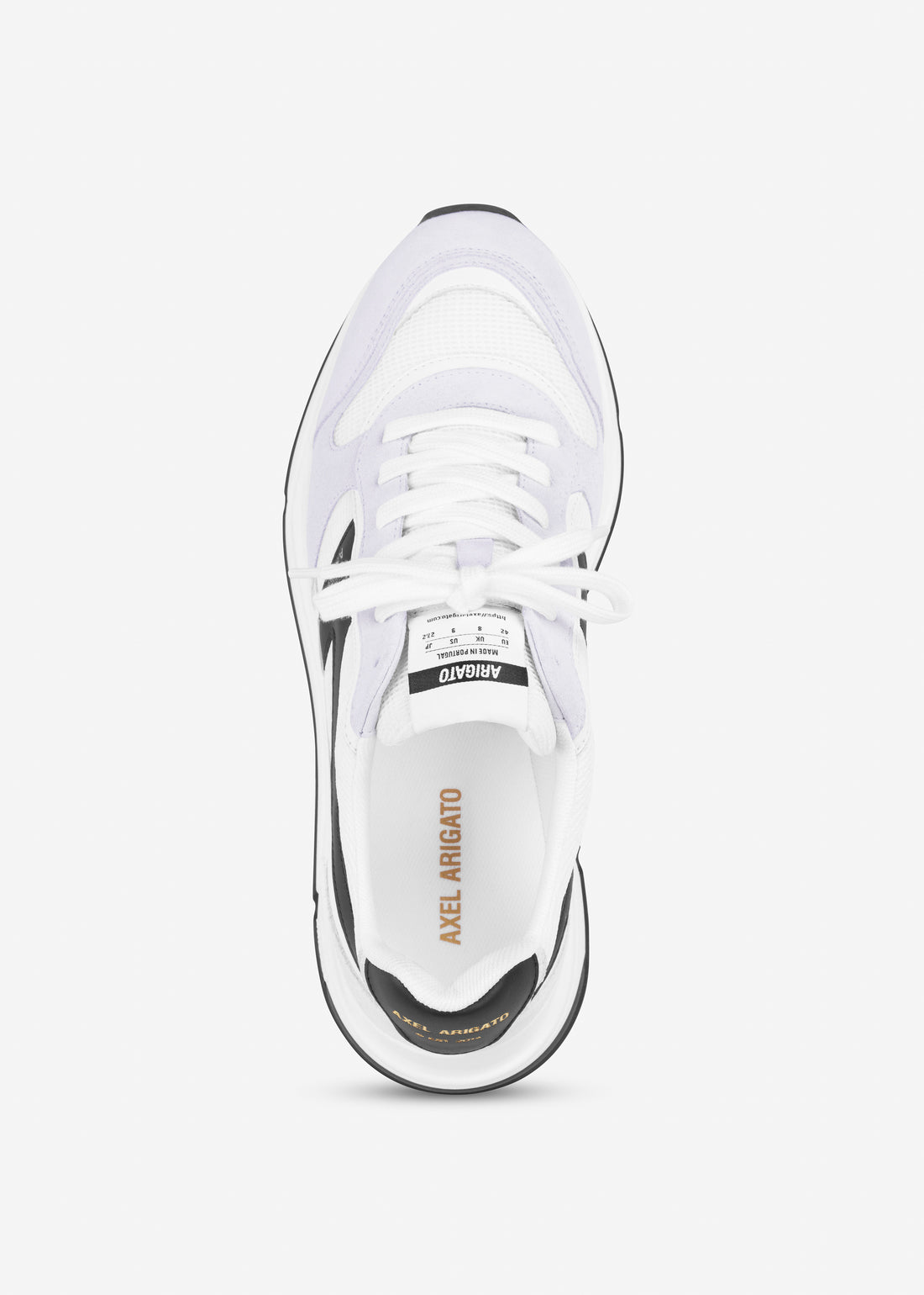 M Rush-A Sneaker White/Black Suede/Leather/Mesh