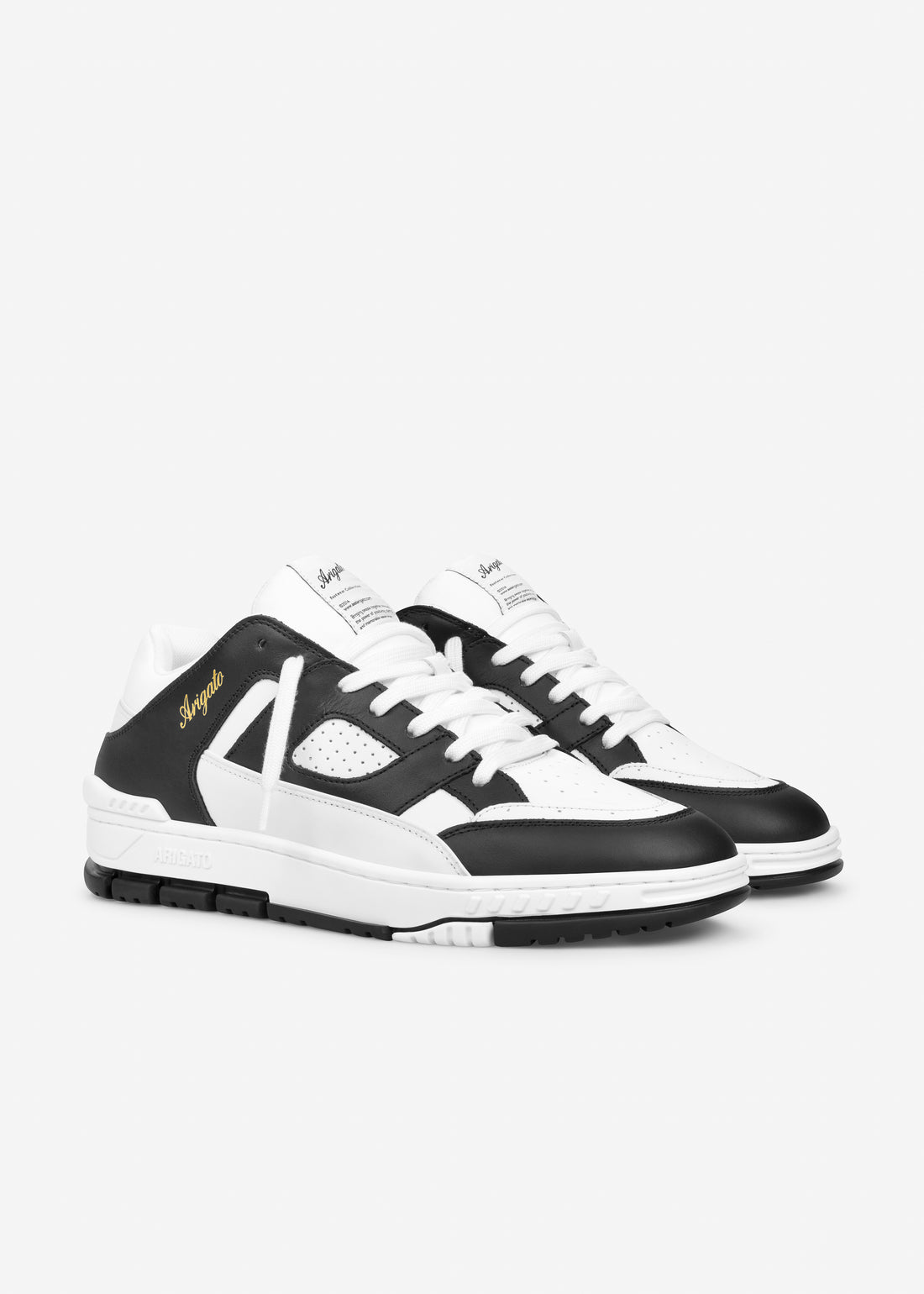 M Area Lo Sneaker White/Black Leather