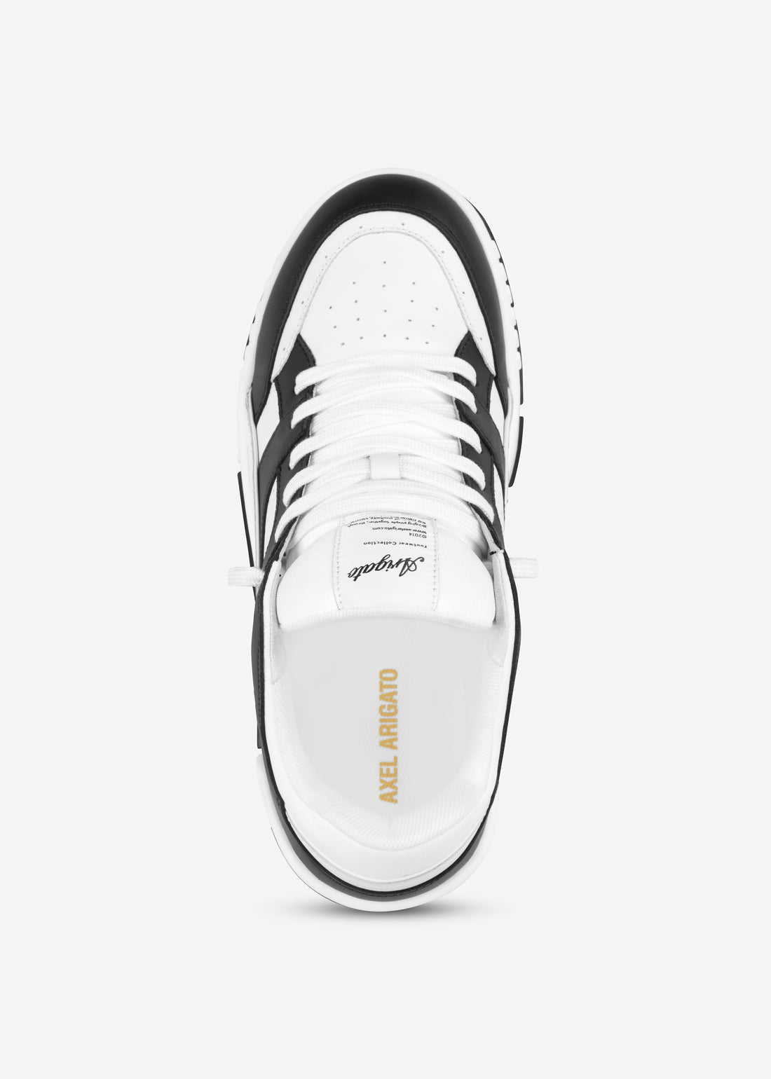M Area Lo Sneaker White/Black Leather