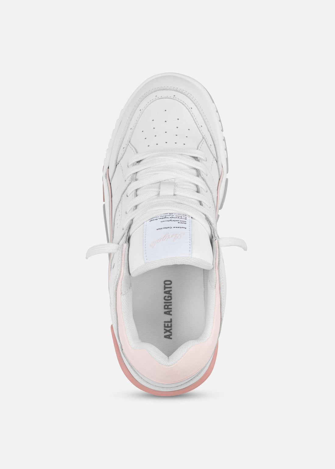 W Area Lo Sneaker White/Pink Leather