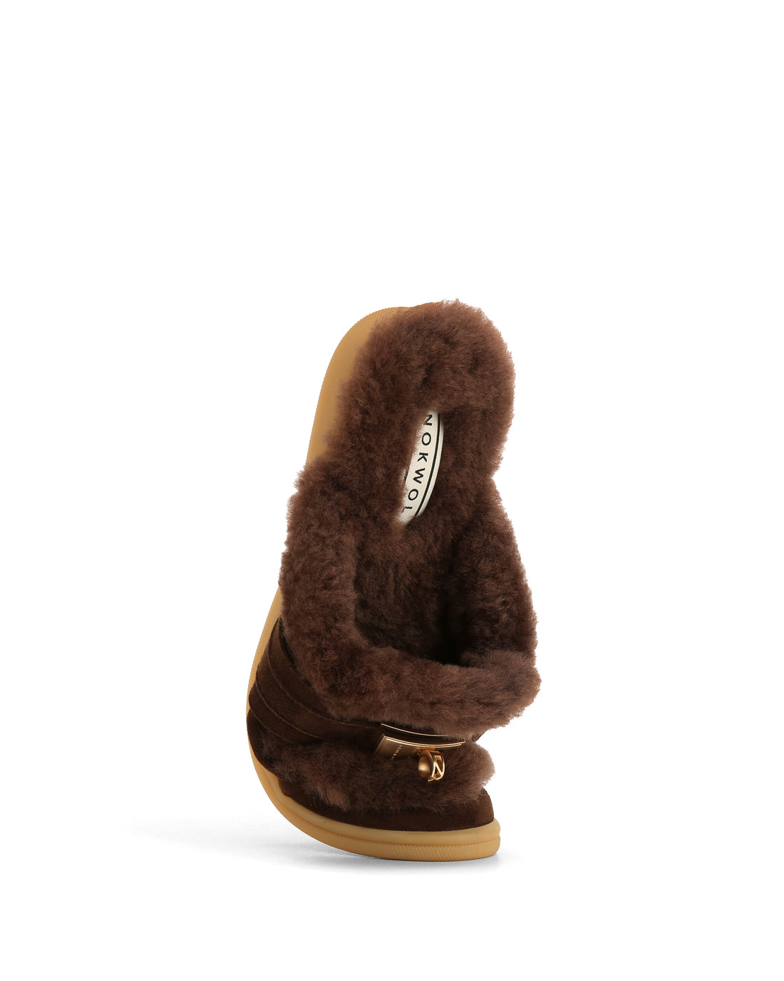 Jen Fur Chocolate Suede