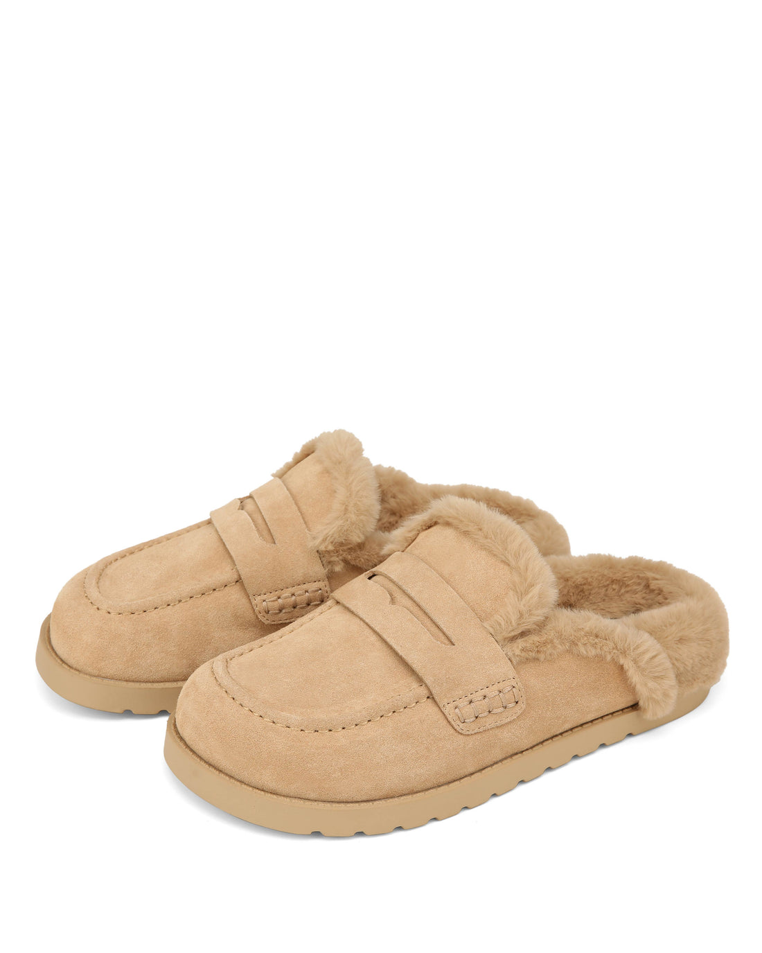 June Beige Suede
